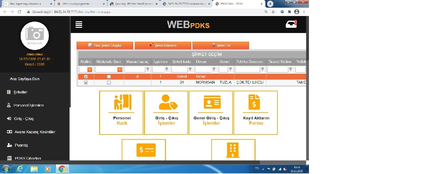 Gaziantep personel takip sistemleri