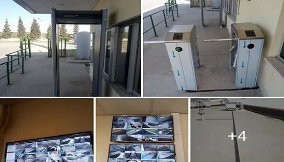 Turnike Sistemi Üst Arama Dedektörü Güvenlik Kamera Sistemi Projes