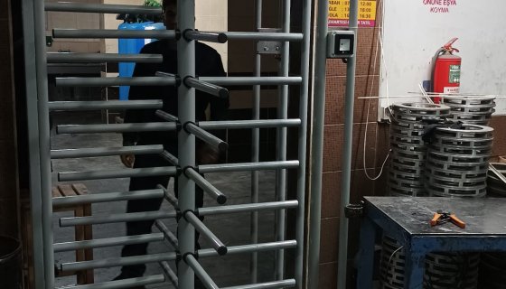 Barkod Okuyucu Turnike Yemekhane Takip sistemi